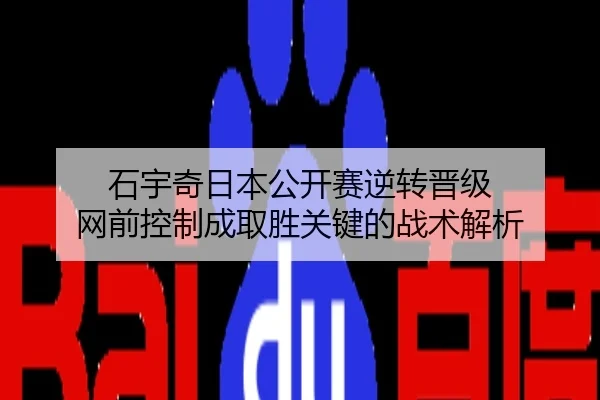 石宇奇日本公开赛逆转晋级 网前控制成取胜关键的战术解析